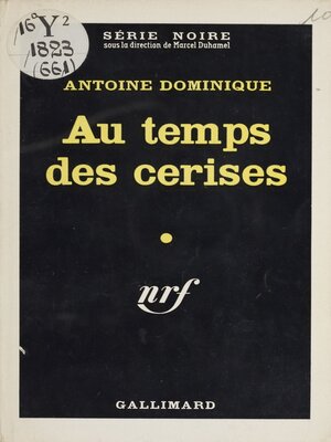 cover image of Au temps des cerises